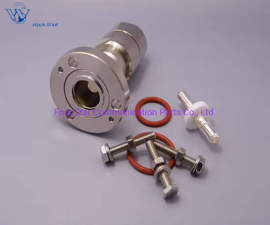 Fio de antena elétrico à prova d'água RF coaxial 7/8" Conector de flange Eia para cabo alimentador de espuma de 7/8"