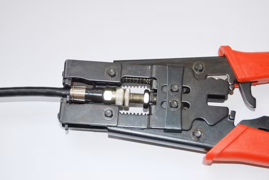 Conector RF de compressão RG6 para cabo coaxial