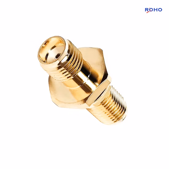 Anteparo fêmea tipo RF coaxial N para adaptador de conector fêmea SMA (C)