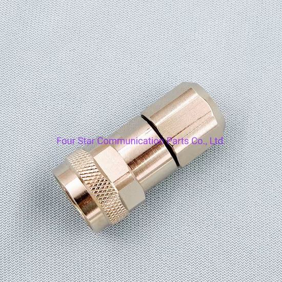Conector de braçadeira macho tipo N coaxial RF para cabo LMR300
