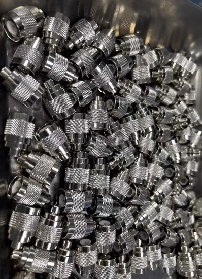 carga coaxial masculina do manequim do terminador de 18g TNC RF corpo de aço inoxidável baixo Vswr de 2 watts